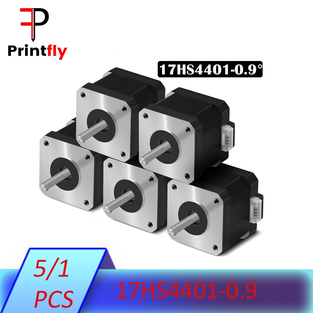 5/1Pcs Nema17 Stepper Motor 0.9 degree Motor 42 Motor 1.5A 38mm 17HS4401 17HS4401S Pulse value 4-lea