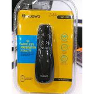 NUBWO PRESENTATION REMOTE LASER NWL-010 - (BLACK) พรีเซนเทชั่น รีโมท แบบเลเซอร์สีแดง ใช้งานไม่ยุ่งยาก ปุ่มฟังก์ชั่นมัลติ