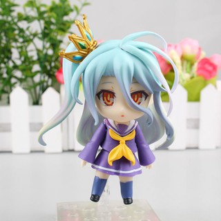 ฟิกเกอร์ฟิกเกอร์ Nendoroid 653 No Game No Life Shiro Ver . Pvc ของเล่นสําหรับเด็ก