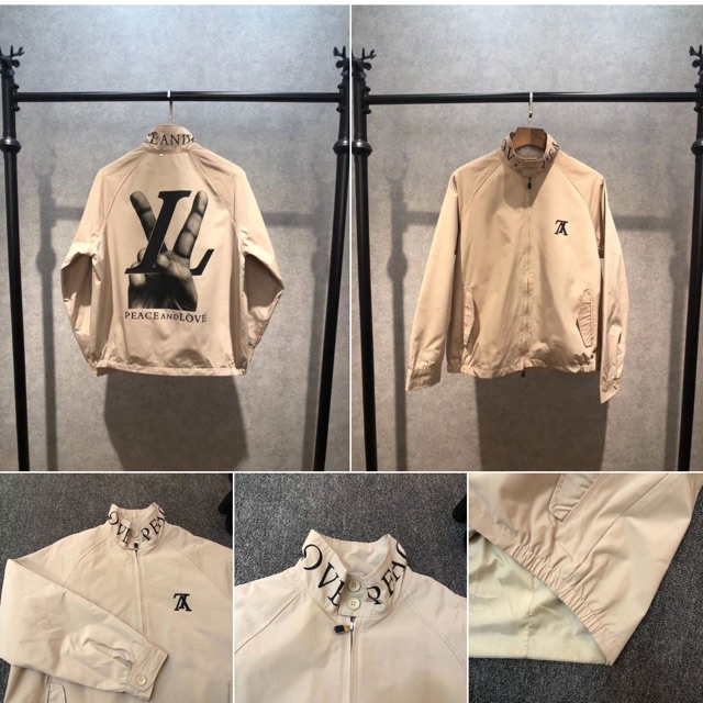 Louis Vuitton 2018 Peace And Love Harrington Jacket - Blue