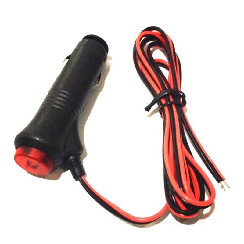 ที่จุดบุหรี่รถยนต์ตัวผู้มีสวิตซ์เปิด-ปิดไฟ 12 โวลท์หัวจุดบุหรี่ไฟ พัดลมรถเป็นต้น