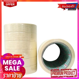 ยูนิเทป กระดาษกาวย่น กาวยาง แพ็ค 6 ม้วนUNITAPE Masking Tape 1" 25Y 6 Rolls/Pack