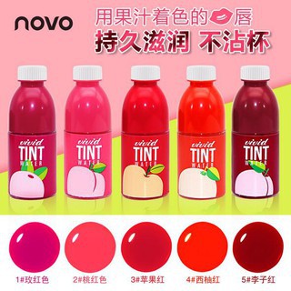 Novo Tint ทินน์ผลไม้ สีสุดแซ่บ ขวดดีไซน์เก๋แบบกล่องนม