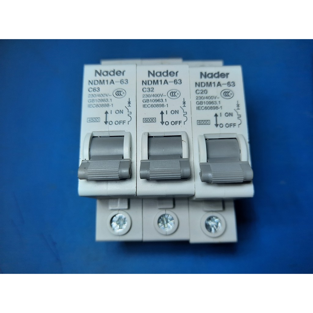 Nader NDM1A-63 1P C20 C32 C63 Air Switch Circuit Breaker | Shopee Thailand