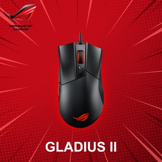 เมาส์เกมมิ่ง ASUS ROG รุ่น GLADIUS II ประกันศูนย์ 2 ปี