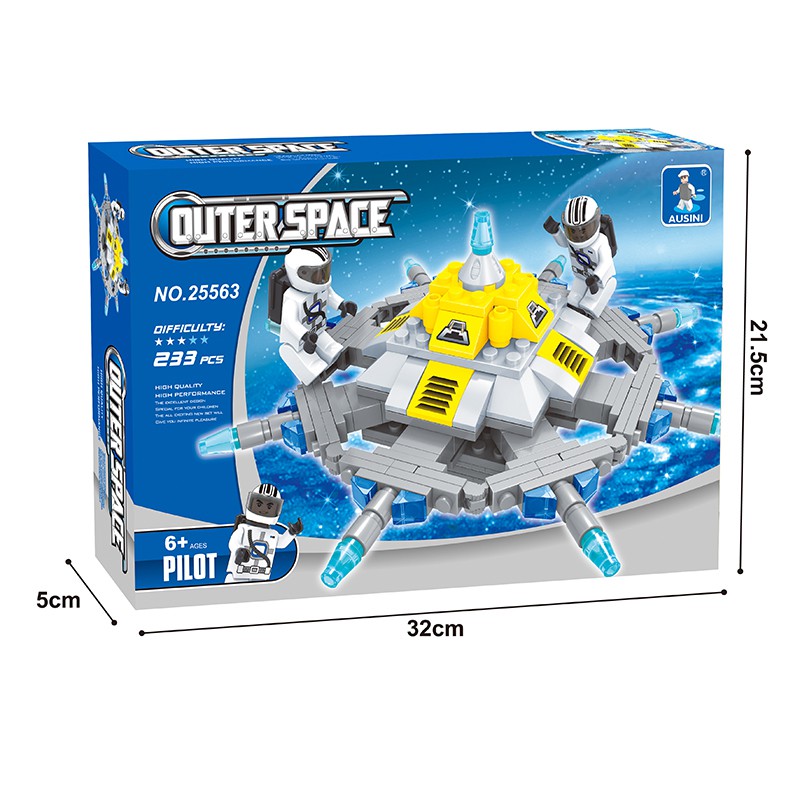 เลโก้คุณภาพจากประเทศจีน Ausini No.25563 Lego Outer Space 233 Pcs