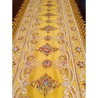 ผ้าสไบห่มพระพุทธรูป สำหรับองค์พระหน้าตัก 60 นิ้ว ผ้ายาว 3 เมตร