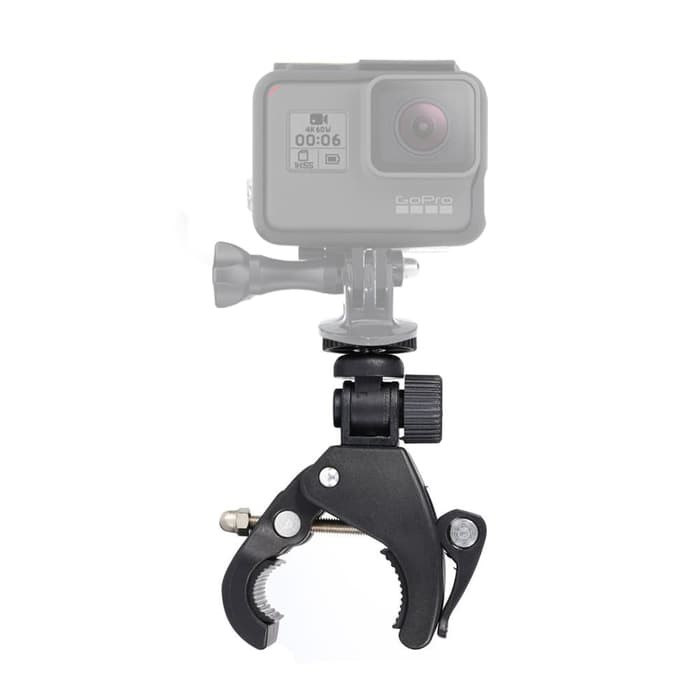 Clamp Bike Mount ขาตั้งกล้องอะแดปเตอร์จักรยานสําหรับ GoPro / Xiaomi Yi / Brica