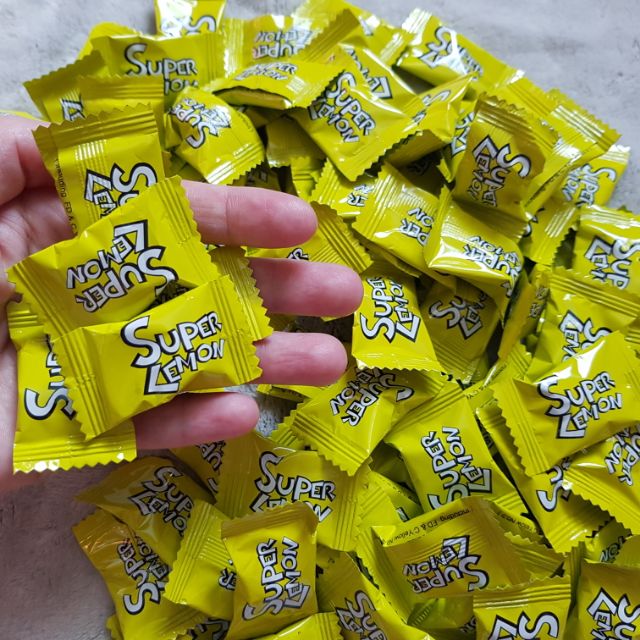 ลูกอมเปรี้ยวๆ Super Lemon(30เม็ด40) พร้อมส่งๆๆ