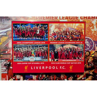 กรอบรูป ลิเวอร์พูล Liverpool  4 Champ 2019