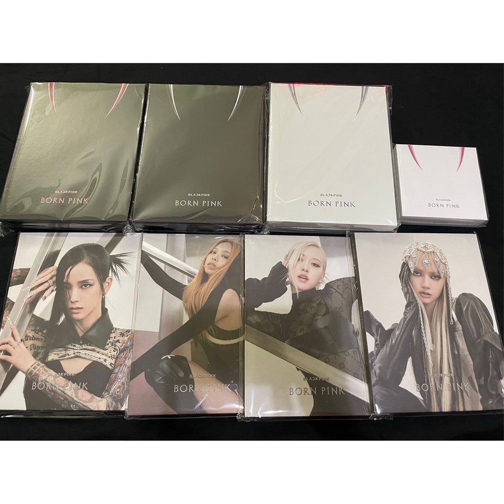 Blackpink 2nd album Born Pink - Digipack ver. SET ROSÉ FIRMADO