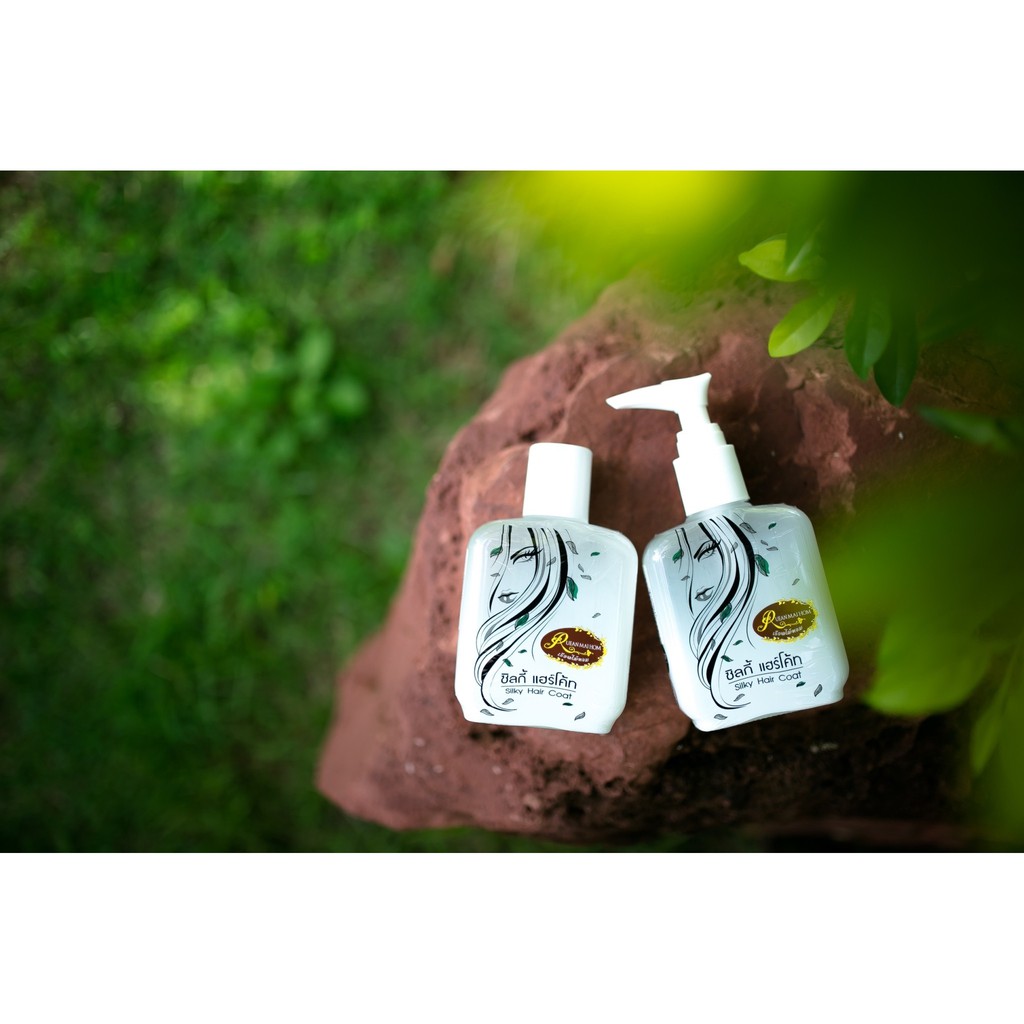 ซิลกี้แฮร์โค้ท (ชนิดหัวปั้ม)ช่วยให้ผมนุ่มลื่นมีน้ำหนัก ขนาด80 ML เรือนไม้หอม Rueanmaihom - รูปที่ 2
