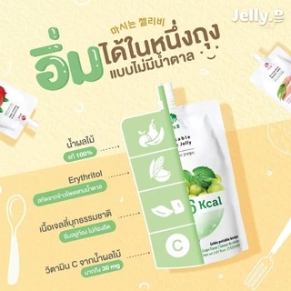 [โปร 5ถุง] JellyB เจลลี่บี​​ บุกแท้รสผลไม้​​ ไม่มีน้ำตาล (0-5kcal/ถุง) 150ml.x5ถุง