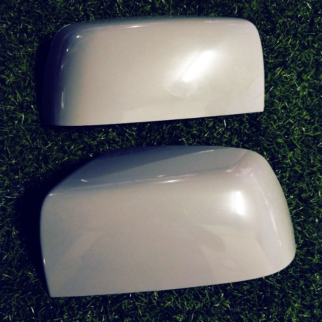 ฝาครอบกระจก Isuzu All new ปี 2014-2019 แบบฝาสี งานดิบ สีเทาเนื้อพลาสติก ของใหม่ อีซูสุอินิว บลู 1.9 mu X mu7