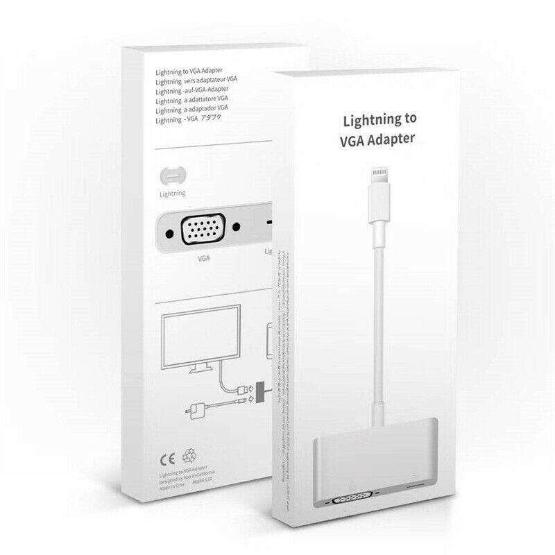 Lighting to VGA Adapter for iPhones, iPad