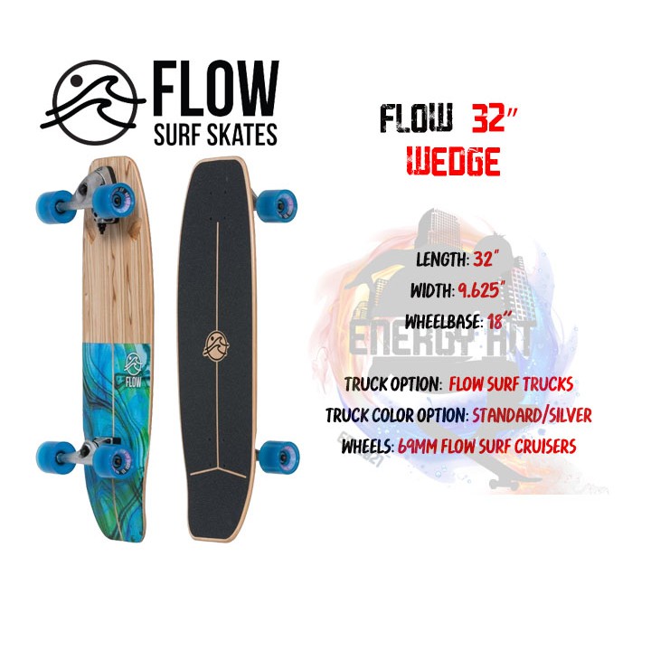 🔥 พร้อมส่ง 🔥 | 🔱 32" Flow Wedge Surfskate