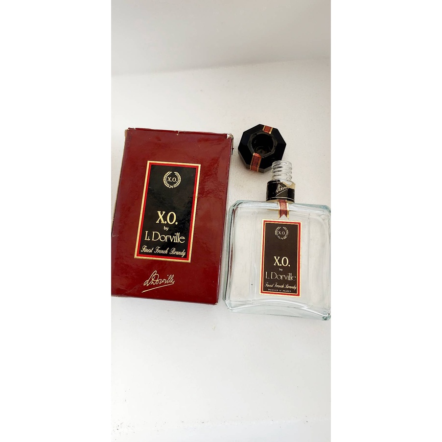 ขวดเหล้าเปล่า Dorville XO Brandy 700mL พร้อมกล่อง