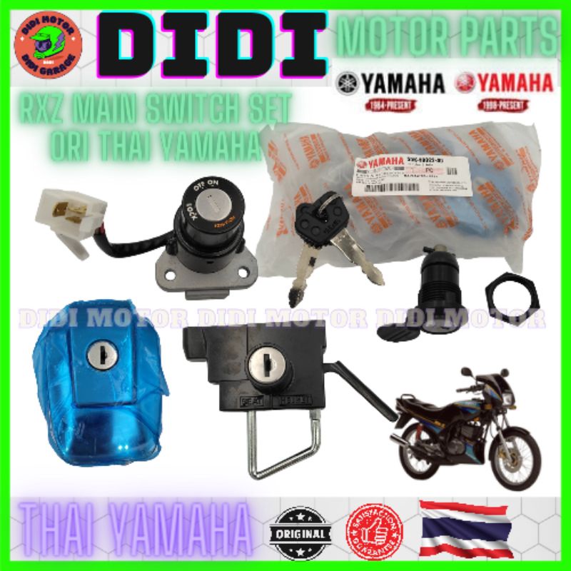 DIDI MOTOR PARTS,Rxz Main Switch Kit Set Thai Yamaha,Rxz Kuncil Set Thai Yamaha