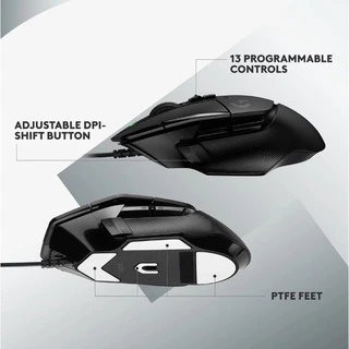⚡️เมาส์เกมมิ่ง⚡️ LOGITECH G502 X Wired Gaming Mouse HERO 25K 25,600 DPI เซ็นเซอร์เกมมิ่งขั้นสูง