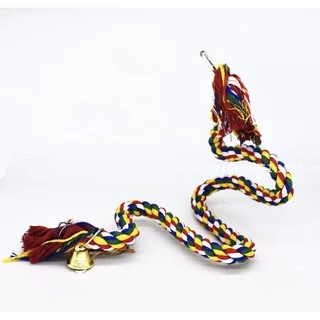F-1 ของเล่นนกแก้ว เชือก มีสายเหล็กข้างใน บิดงอตามใจชอบได้