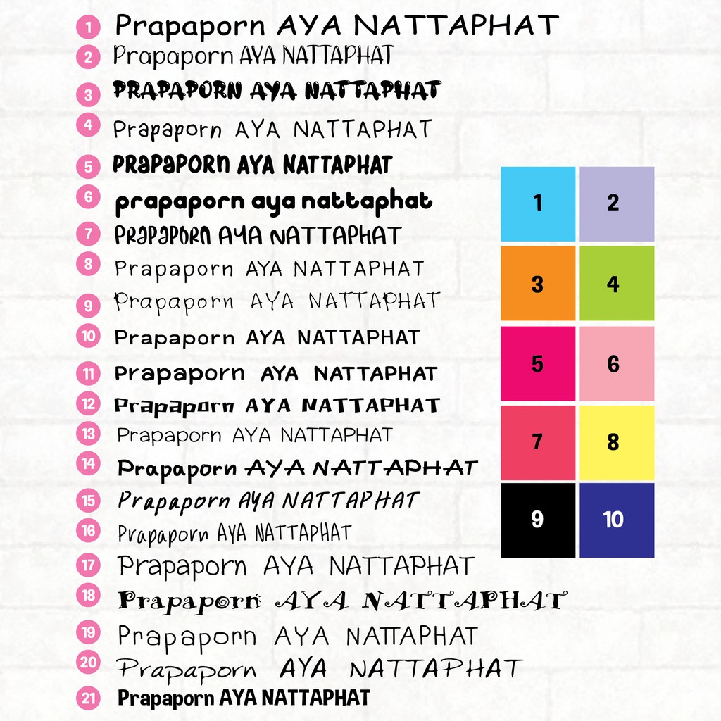 สติ๊กเกอร์ชื่อ ติดของใช้ไปโรงเรียน ไปเนอสเซอรี่ ติดกระเป๋า ป้ายชื่อใส่รูปน้องได้