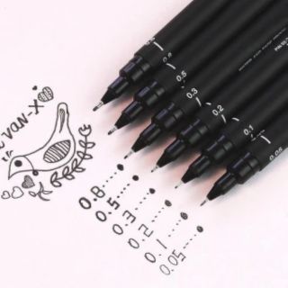 ปากกา PIN Fineliner จำนวน 6 ชิ้น