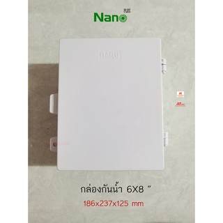 NANO PLUS รุ่น 22W-NNP ตู้กันน้ำพลาสติก 6x8"