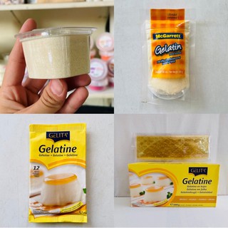 เจลาติน ชนิดผง (วัตถุเจือปนอาหาร Food additive) : แม็กกาแรต (Mcgarrett), เยลลิต้า (GELITA)