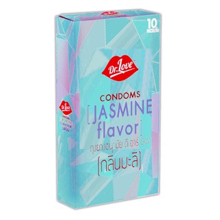 Dr. Love กลิ่น Jasmine ถุงยางอนามัย (Condoms) ขนาด 52 mm.