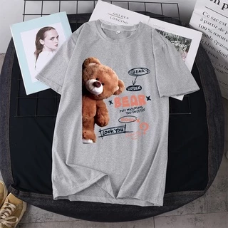 BK-496-SHORT เสื้อยืดแขนสั้นพร้อมส่ง 7สี ลายการ์ตูน ขายดีตามเทรนต์ ลายน่ารัก สีสันสดใส่น่ารัก ใส่ได้ทั้งหญิงและชาย