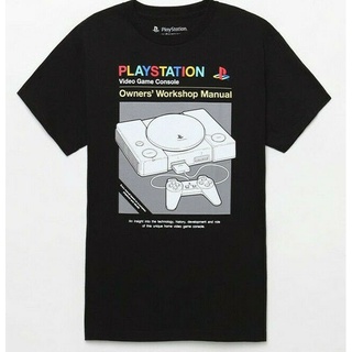 คอตต้อนคอกลมขายดี เสื้อยืด พิมพ์ลาย Playstation Video Game Console OCfijg45LEkhca36 สไตล์คลาสสิกS-5XL