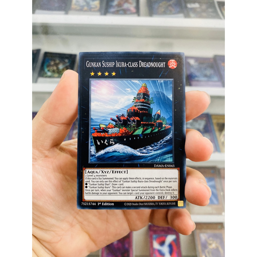การ์ดยูกิโอ! รหัส DAMA-EN043 - Gunkan Suship Ikura-class Dreadniony - Common - รุ่นที่ 1