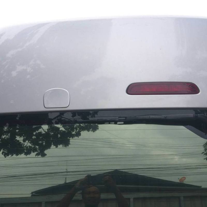 🔥โค้ด𝐉𝐔𝐍𝐈𝐍𝐂𝟑𝟎ลดเพิ่ม30%🔥แผ่นปิดรูกระจกหลัง รถตู้  commuter hiace คอมมิวเตอร์ ไฮเอด สีบอล (เทา) แผ่นป