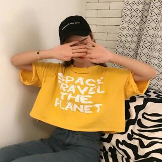 เสื้อยืดแขนสั้นแต่งขาดเก๋สุดดด