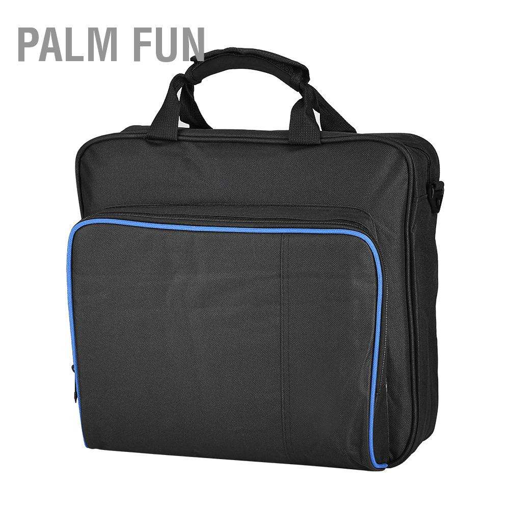 [Palm Fun] กระเป๋าสะพายไหล่กระเป๋าเดินทาง Ps4 Pro แบบพกพาสีดํา h7L0