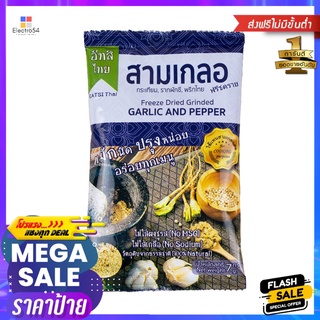 อีทสิไทย ผงสามเกลอ 7 กรัมEATSI THAI FREEZE DRIED GARLIC PEPPER 7G