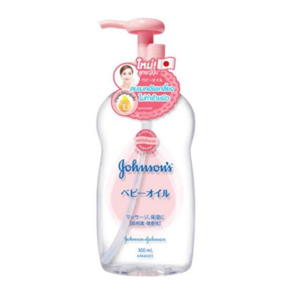 Johnson and Johnson Baby Oil Gentle Makeup Remover 300ml. จอห์นสัน เบบี้ออย ล้างเครื่องสำอาง