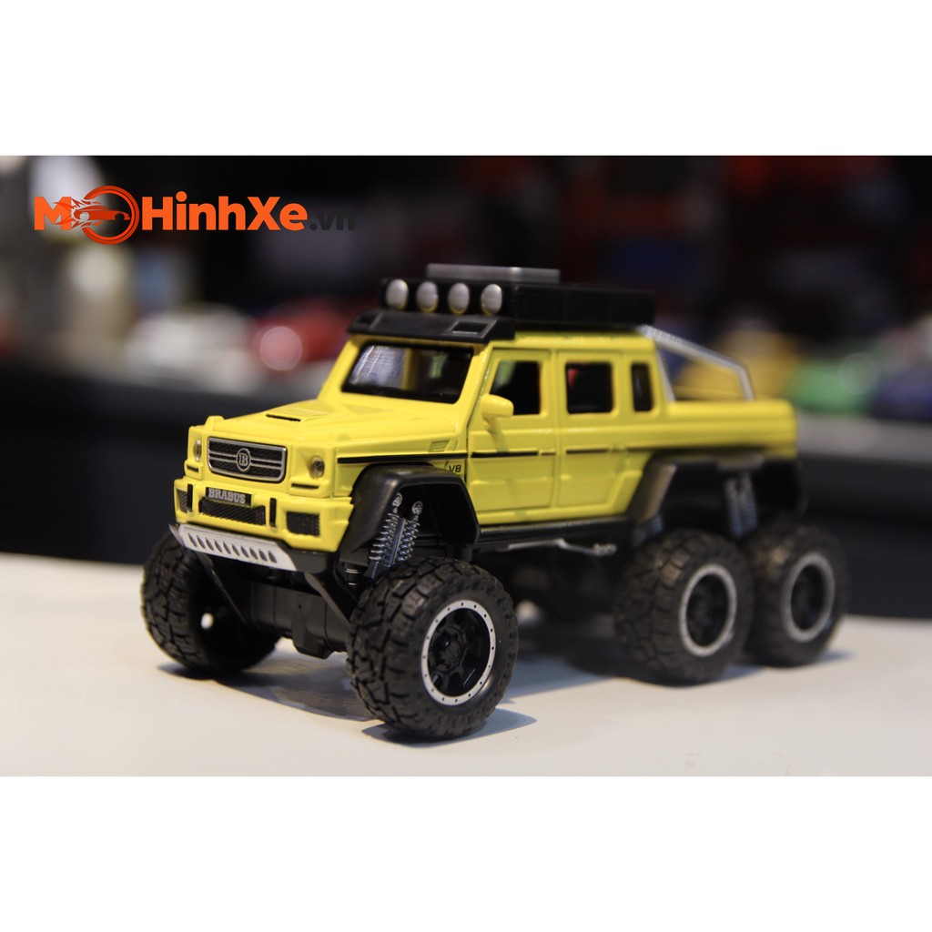 MERCEDES-BRABUS G63 AMG 6X6 OFF-ROAD รถรุ่น 1:32 scale DOUBLE HORSES