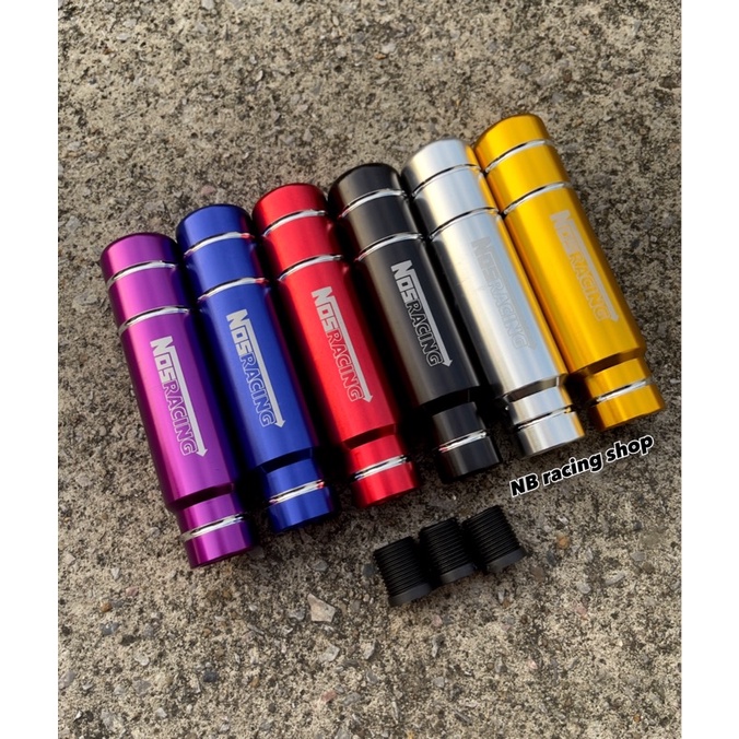 หัวเกียร์ NOS RACING งานสี พร้อมบูท เลือกสีได้