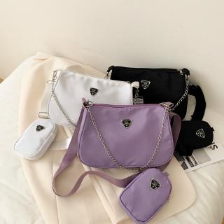 NOT MALL #A1020 ใหม่กระเป๋าสะพายไหล่สําหรับสตรีผ้าไนล่อนความจุขนาดใหญ่ Crossbody