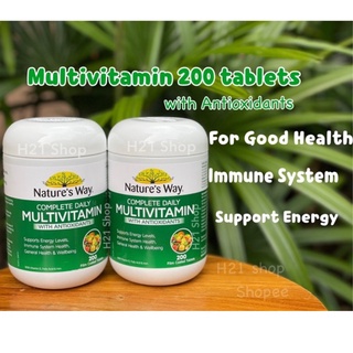 MultiVitamin Nature’sWay200เม็ดช่วยเพิ่มภูมิคุ้มกันให้ร่างกายแข็งแรงจากออสเตรเลีย