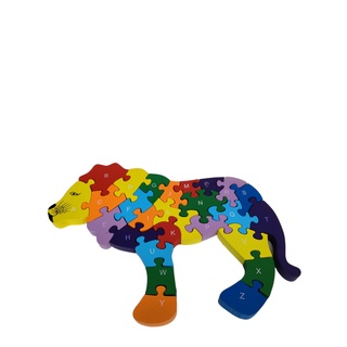 Cartoon Wooden Jigsaw Puzzle จิ๊กซอว์ไม้รูปสิงโต