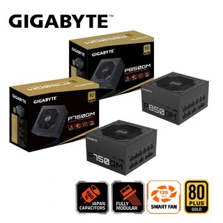 POWER SUPPLY (อุปกรณ์จ่ายไฟ) GIGABYTE 750W, 850W, P750GM, P850GM, P1000GM (80 Plus Gold) 5Y.