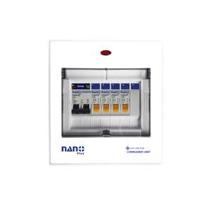 ตู้คอนซูมเมอร์ยูนิต 5 ช่อง เมน 2P 63A รุ่น NNP-CM63B-05 ธรรมดา / รุ่น NNP-CR63B-05 กันดูด NNP-CM NNP-CR