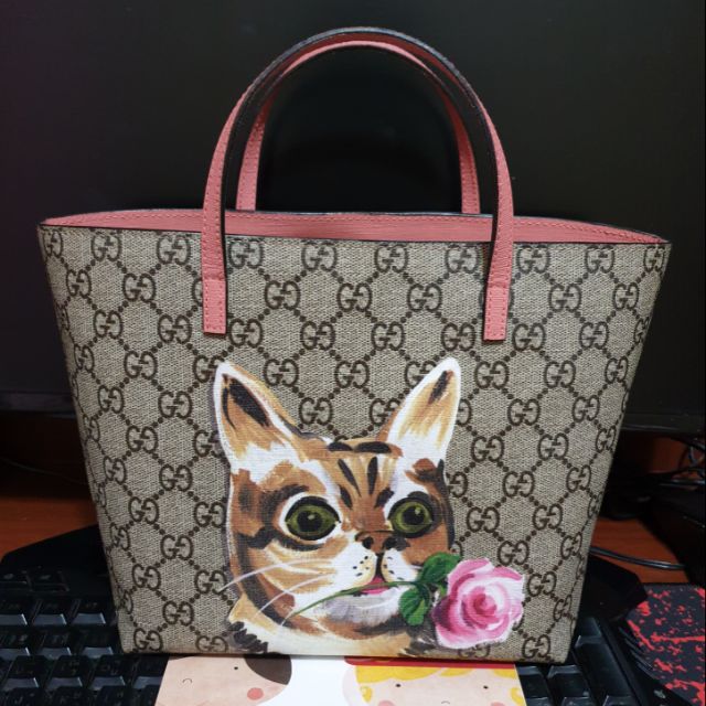 gucci cat tote