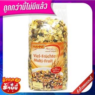 ฮาทเน่ ซีเรียล มูสลี่ มัลติ ฟรุต 1 กก. Hahne Cereal Muesli Multi Fruits 1 kg