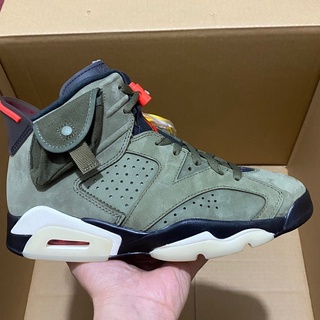 Air Jordan 6 Retro Travis Scott CN1084 200 ( ) รองเท้าผ้าใบลําลอง สําหรับผู้ชาย ผู้หญิง FPVZ