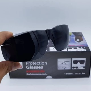 แว่นตากันสะเก็ด เเว่นตากันลม เเว่นตานิรภัย เเว่นตาช่างเชื่อม Eagle One Safety Glasses รุ่น G3000 สีใส สีดำอ่อน สีดำเข้ม