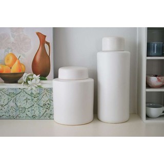 Mr.clayceramics แจกัน/โถเซรามิก รหัส MC-130 (ทรงกลมสูง)