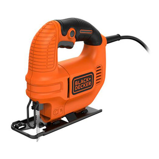 🔥The Best!! BLACK&amp;DECKER เลื่อยฉลุไฟฟ้า รุ่น KS501-B1 กำลัง 400 วัตต์ สีส้ม - ดำ Saws &amp; Cutters